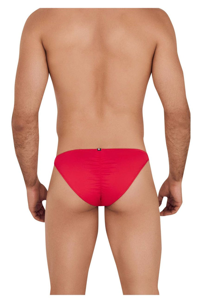 Clever Moda Xtremen 91093X Microfiber Bikini Color Red