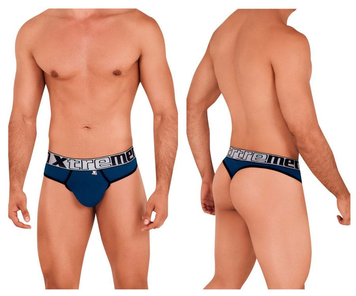 clever moda Xtremen 91094 Microfiber Thongs Color Petrol
