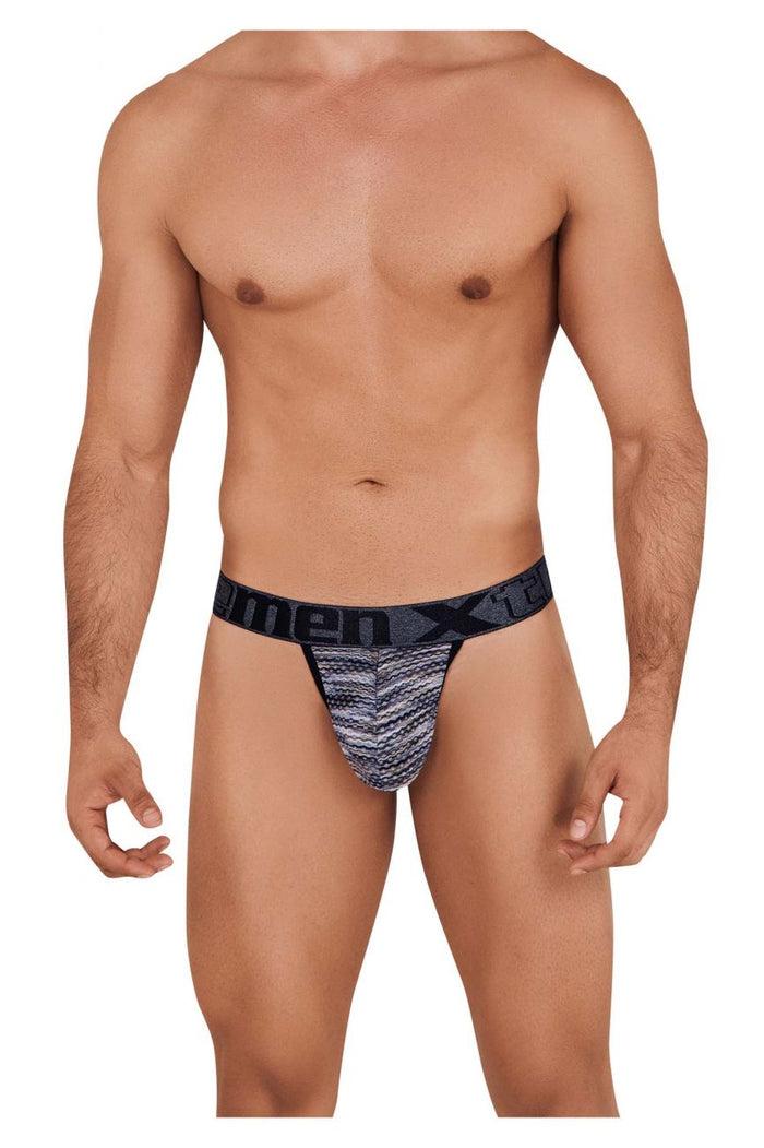 Clever Moda Xtremen 91098 Microfiber Mesh Bikini Color Black