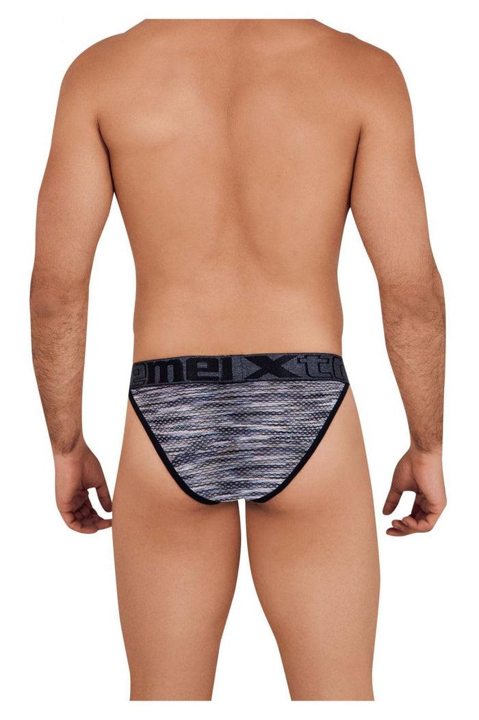 Clever Moda Xtremen 91098 Microfiber Mesh Bikini Color Black