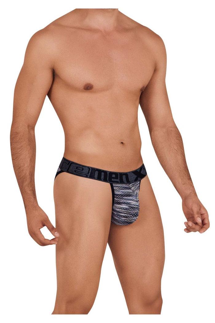 Clever Moda Xtremen 91098X Microfiber Mesh Bikini Color Black