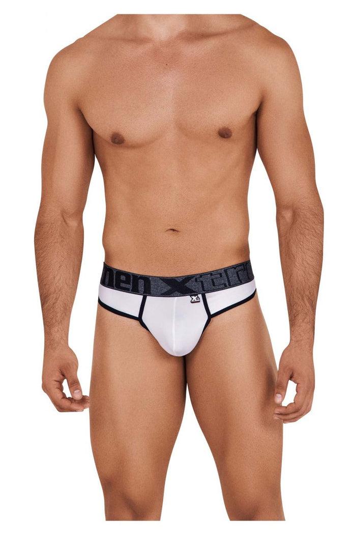 Clever Moda Xtremen 91101 Microfiber Thongs Color White