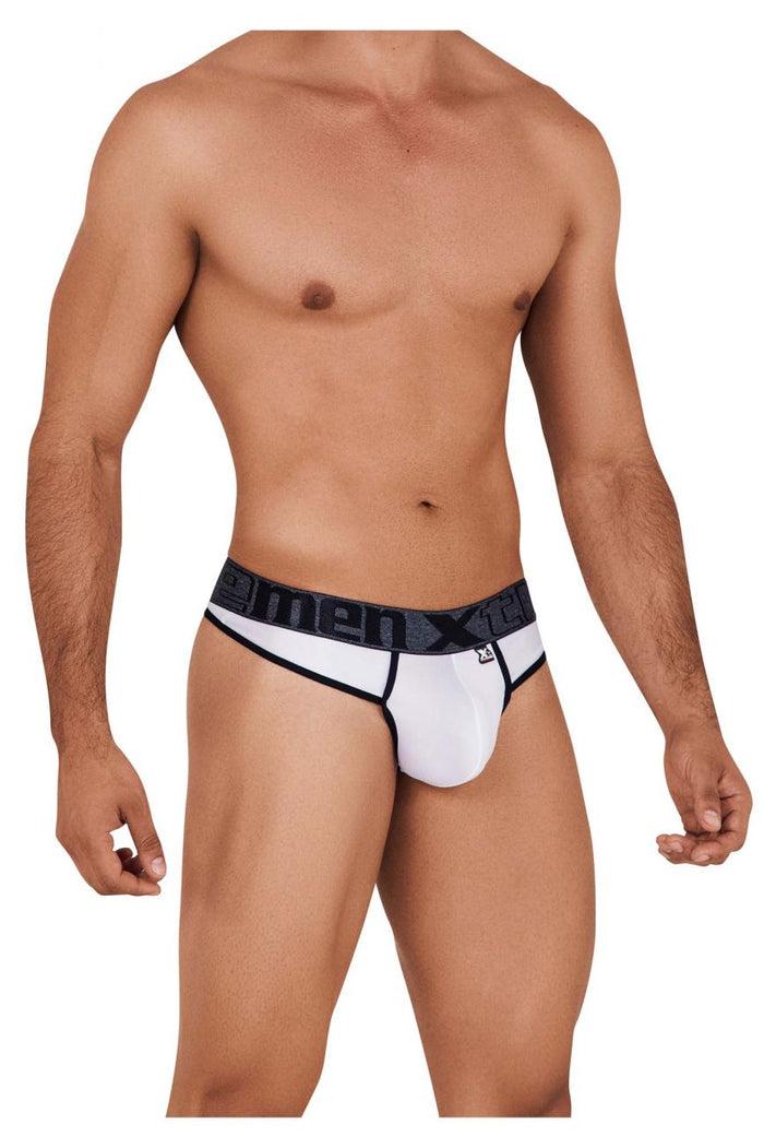 Clever Moda Xtremen 91101 Microfiber Thongs Color White