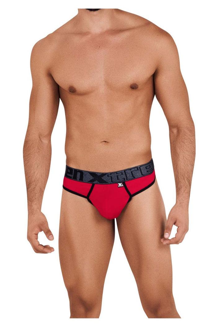 Clever Moda Xtremen 91101X Microfiber Thongs Color Red