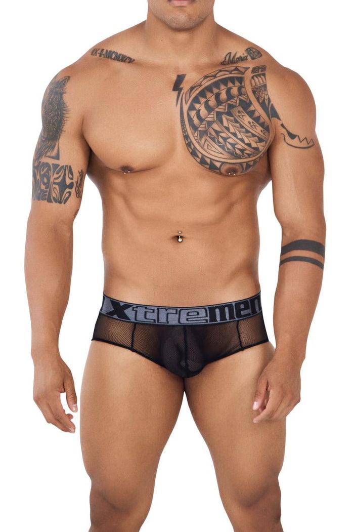 Clever Moda Xtremen 91124 Lace Jockstrap Color Black