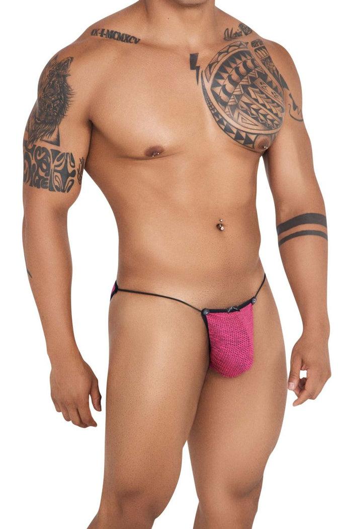 Clever Moda Xtremen 91132 Mesh Bikini Color Fuchsia