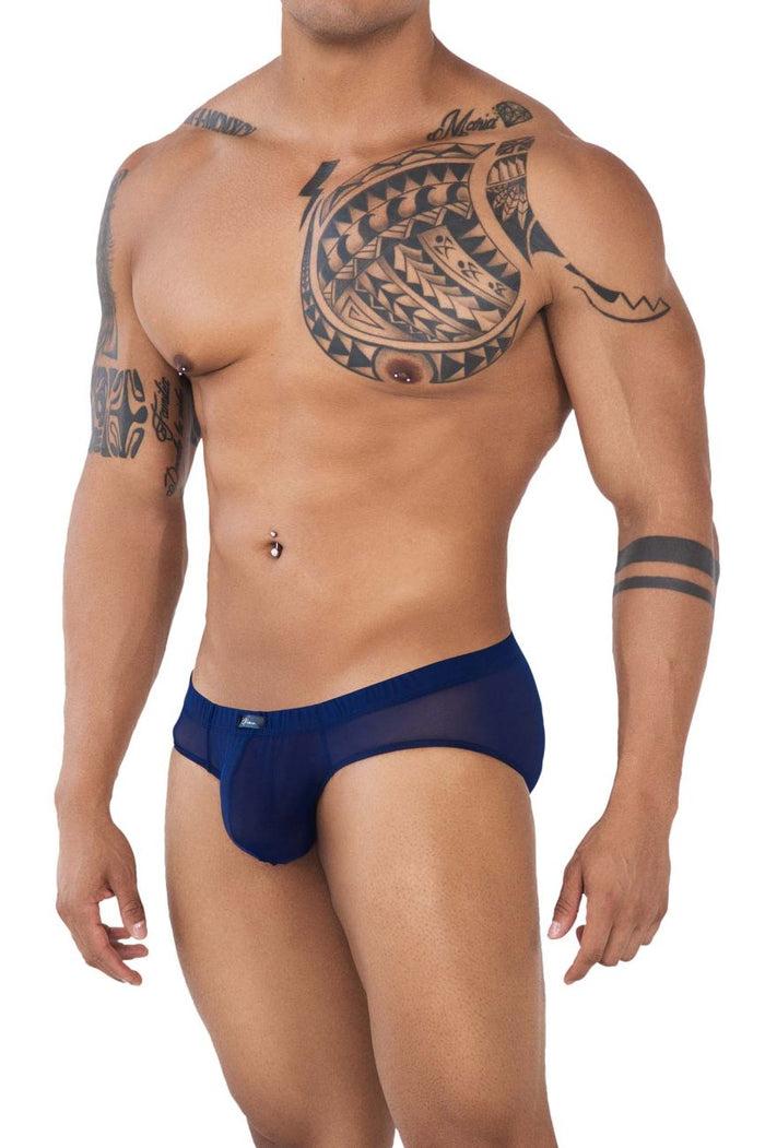 Clever Moda Xtremen 91138 Mesh Briefs Color Dark Blue