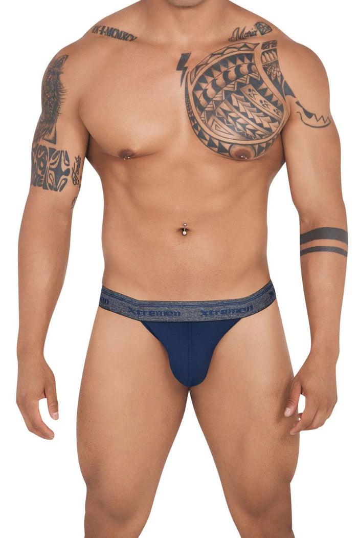 Clever Moda Xtremen 91143 Ultra-soft Bikini Color Dark Blue