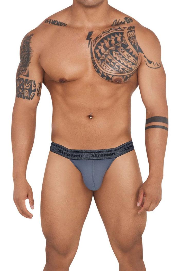 Clever Moda Xtremen 91143 Ultra-soft Bikini Color Dark Gray