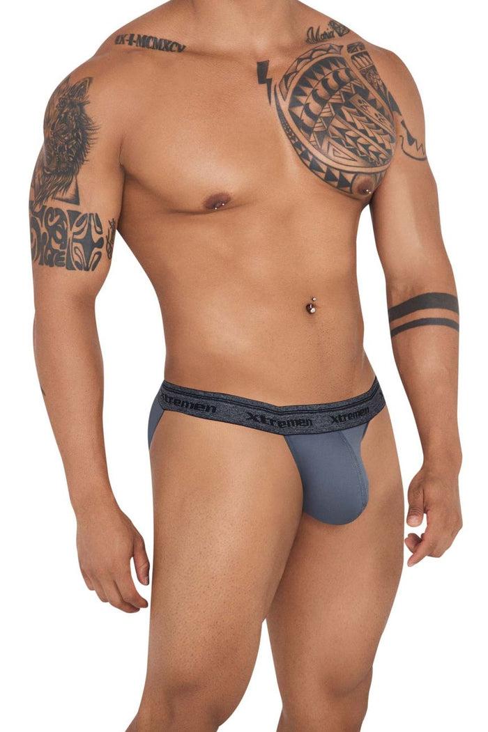 Clever Moda Xtremen 91143 Ultra-soft Bikini Color Dark Gray