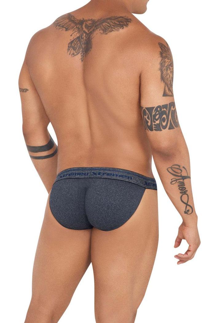 Clever Moda Xtremen 91143 Ultra-soft Bikini Color Gray Cross