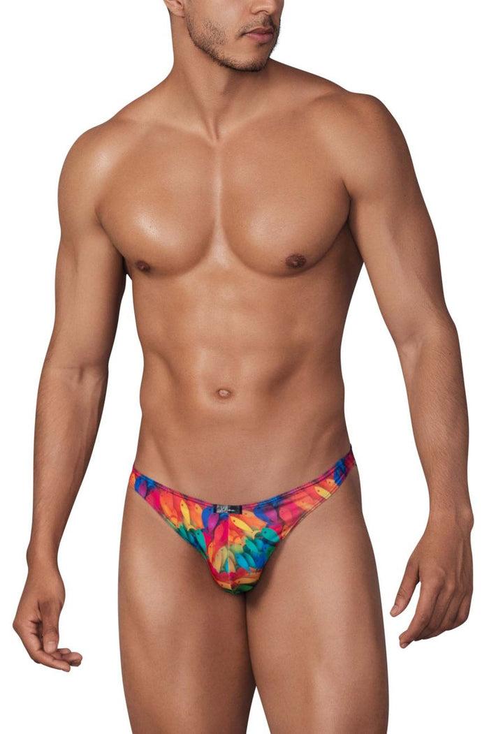 Clever Moda Xtremen 91145 Printed Microfiber Bikini Color Rainbow Fish