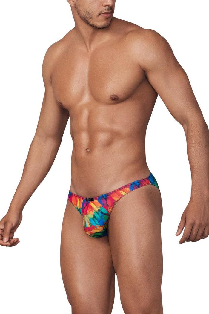 Clever Moda Xtremen 91145 Printed Microfiber Bikini Color Rainbow Fish