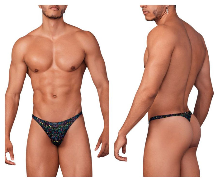 clever moda Xtremen 91146 Printed Microfiber Thongs Color Smiley Face