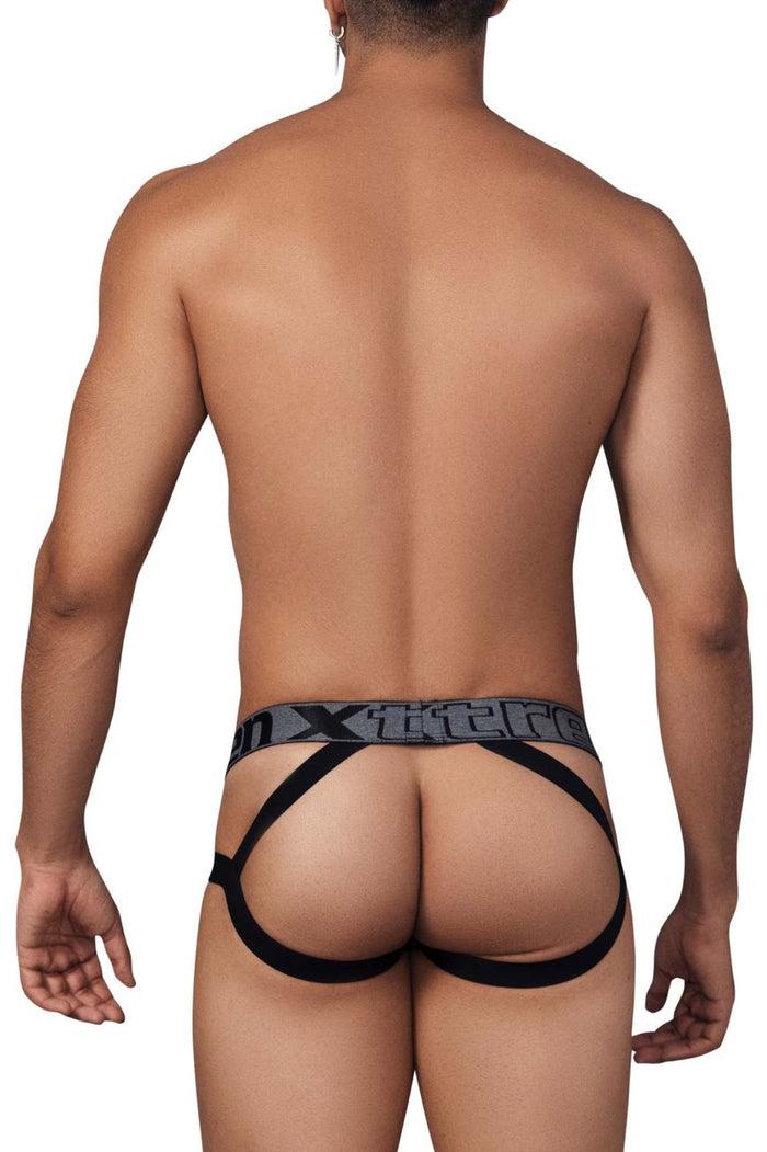 Clever Moda Xtremen 91148 Printed Microfiber Jockstrap Color Rainbow Fish