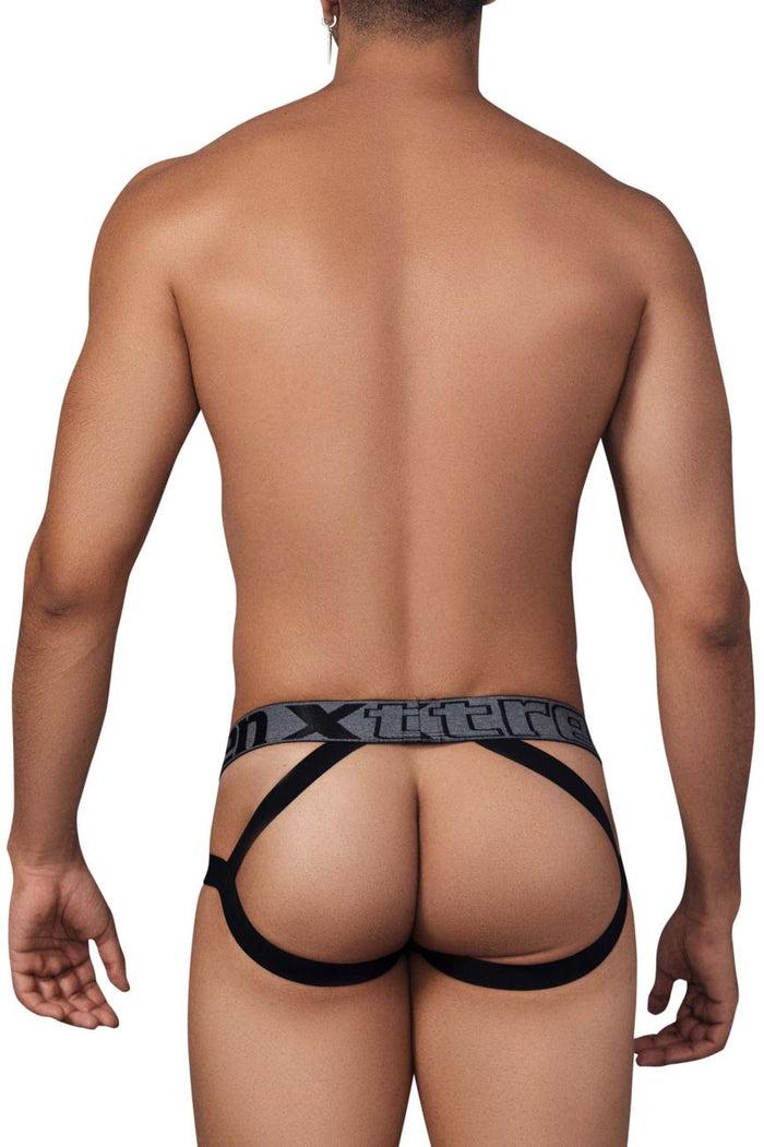 Clever Moda Xtremen 91148 Printed Microfiber Jockstrap Color Smiley Face