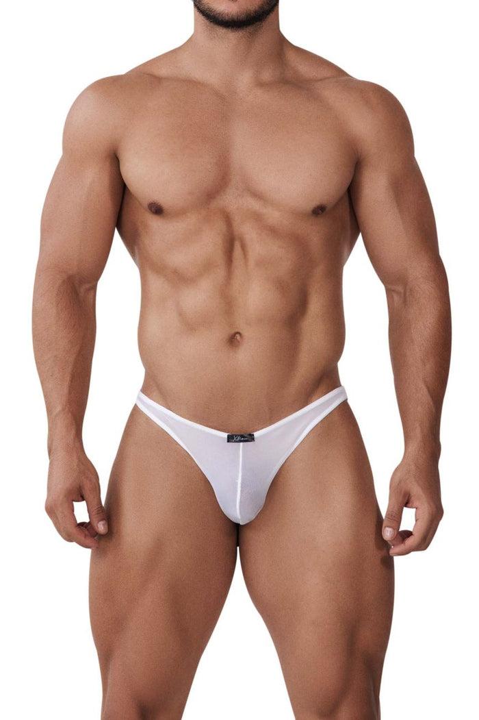 Clever Moda Xtremen 91153 Tulle Mesh Jockstrap Color White