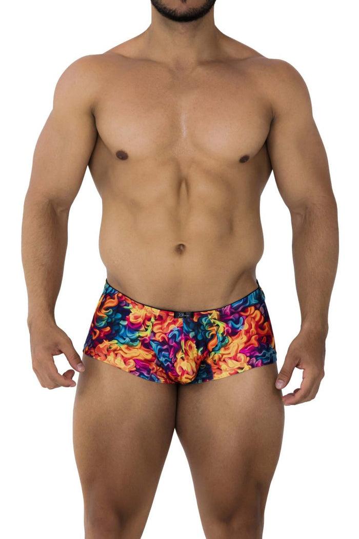 Clever Moda Xtremen 91170 Printed Trunks Color Fire