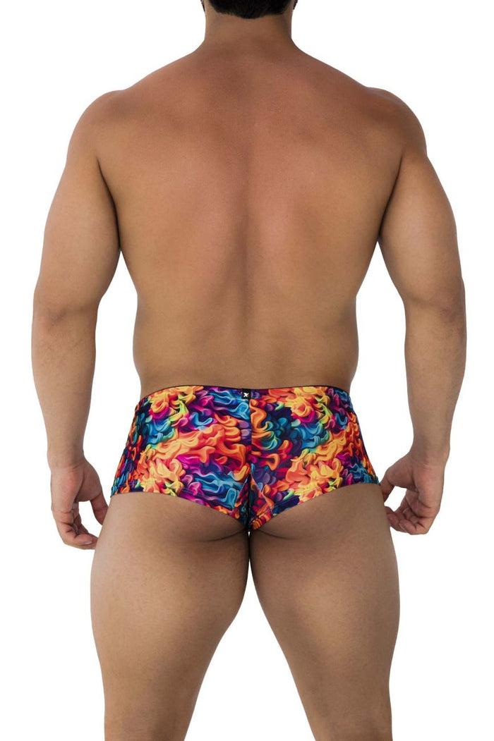 Clever Moda Xtremen 91170 Printed Trunks Color Fire