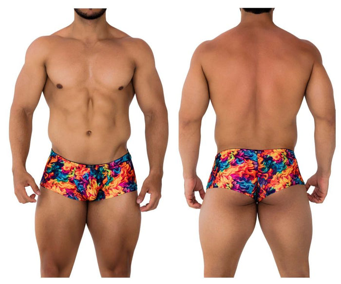 clever moda Xtremen 91170 Printed Trunks Color Fire
