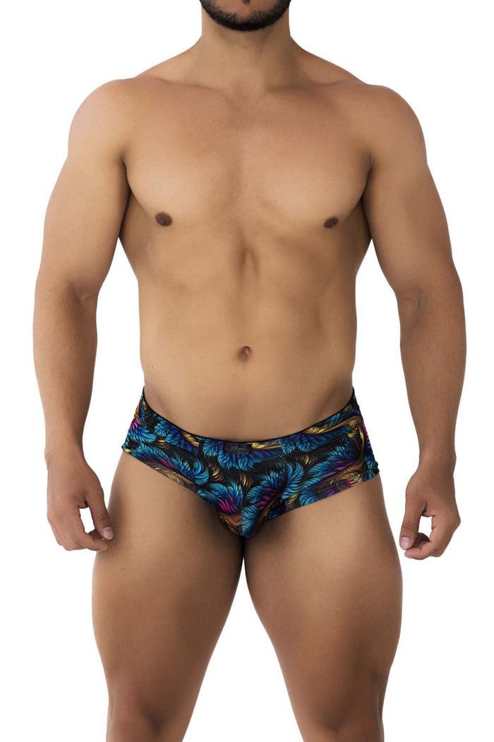 Clever Moda Xtremen 91170 Printed Trunks Color Leaves