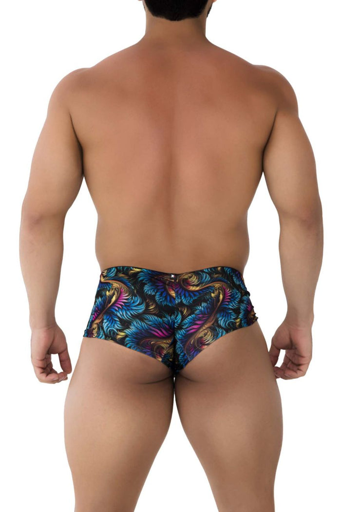 Clever Moda Xtremen 91170 Printed Trunks Color Leaves