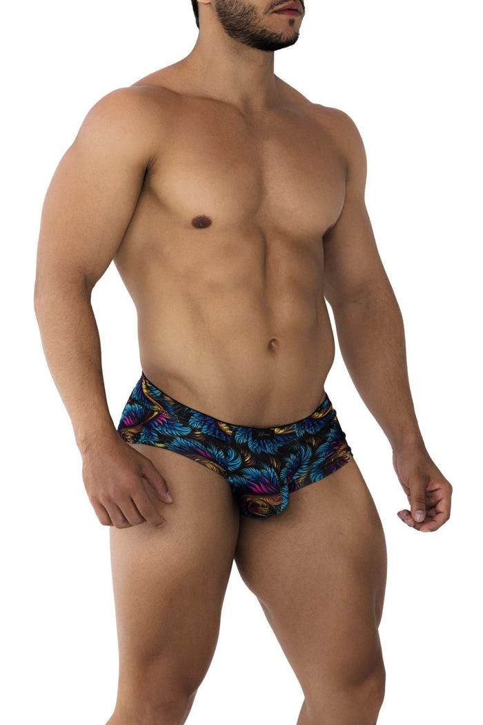 Clever Moda Xtremen 91170 Printed Trunks Color Leaves