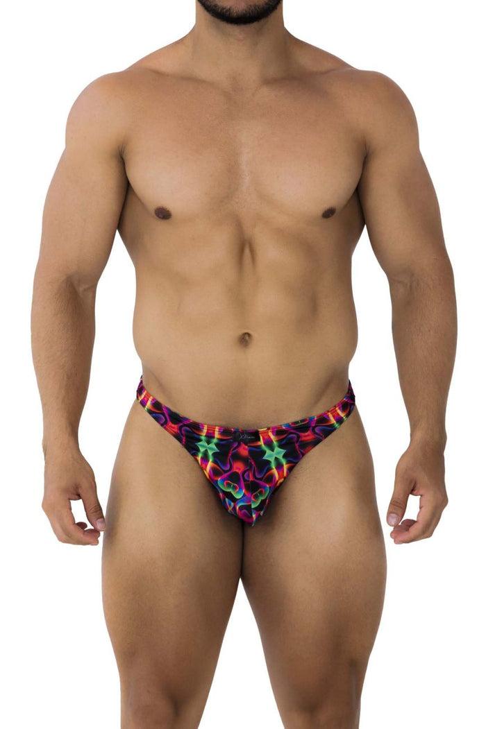 Clever Moda Xtremen 91171 Printed Thongs Color Bows