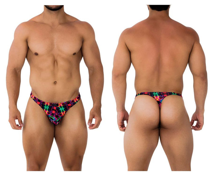 clever moda Xtremen 91171 Printed Thongs Color Bows