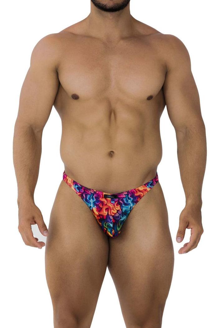 Clever Moda Xtremen 91171 Printed Thongs Color Fire