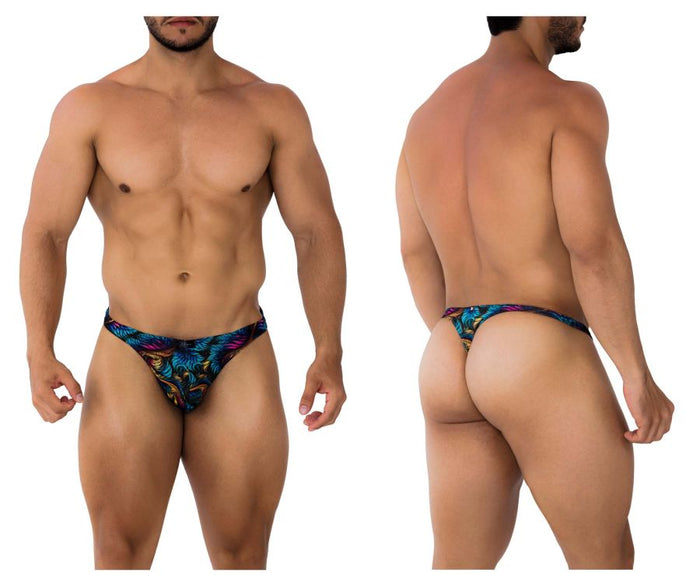 clever moda Xtremen 91171 Printed Thongs Color Leaves