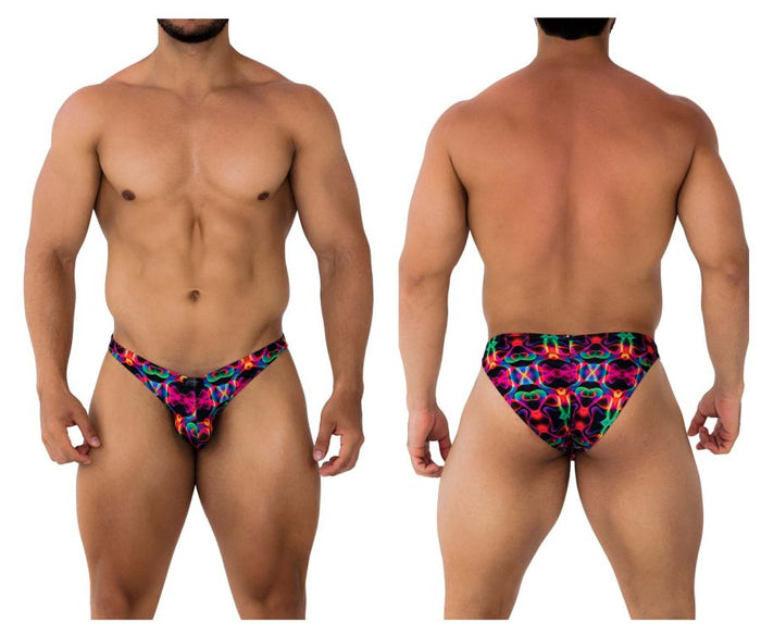 clever moda Xtremen 91172 Printed Bikini Color Bows