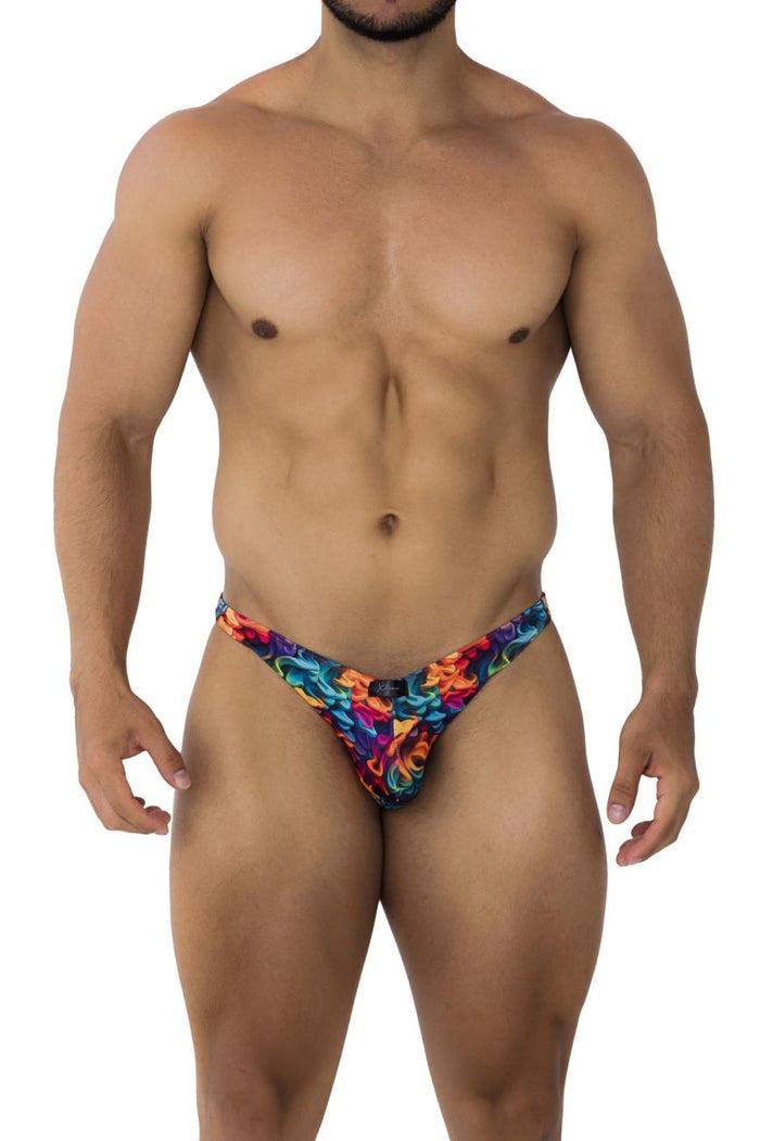 Clever Moda Xtremen 91172 Printed Bikini Color Fire