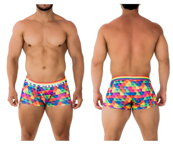 clever moda Xtremen 91173 Printed Trunks Color Cubes