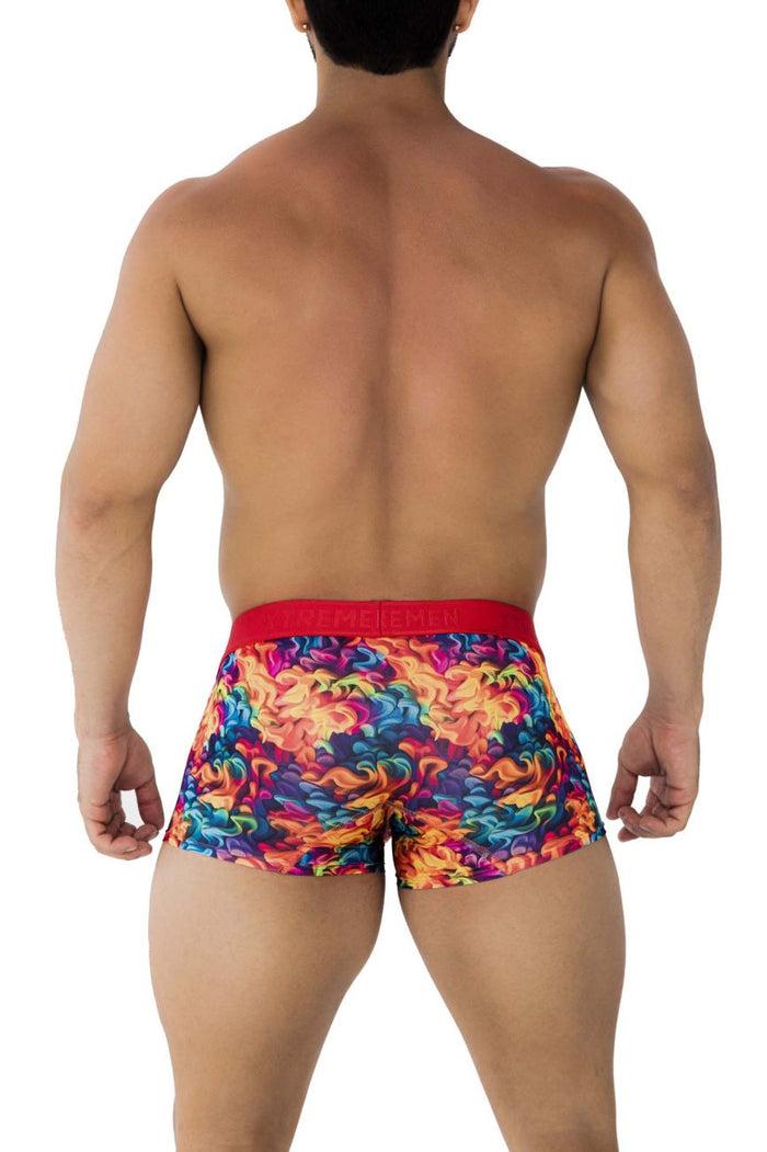 Clever Moda Xtremen 91173 Printed Trunks Color Fire