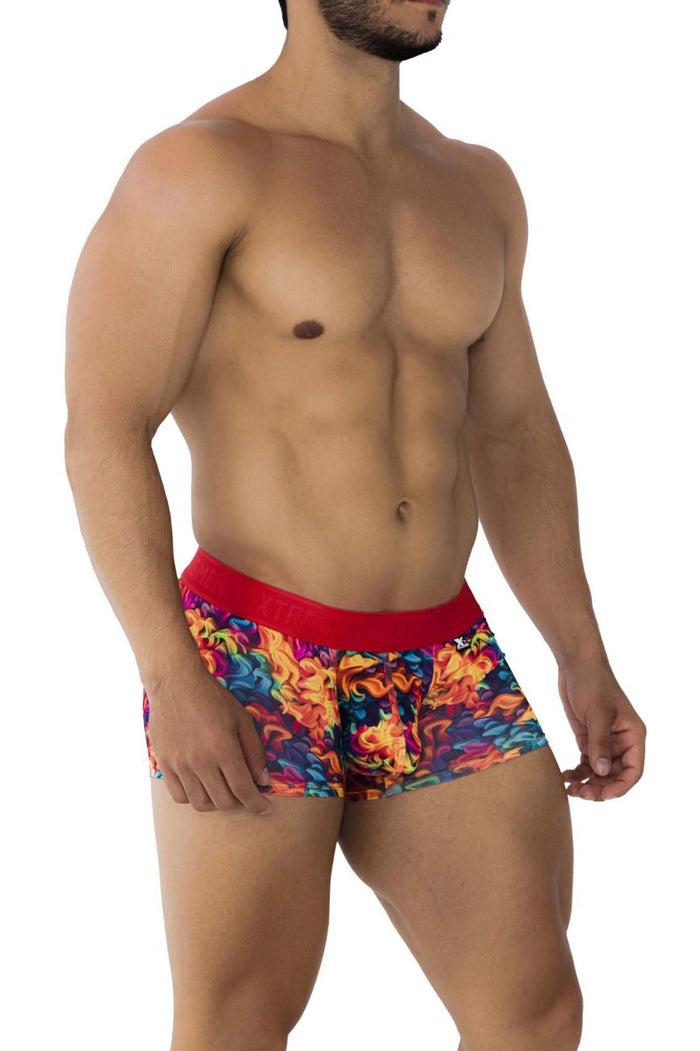 Clever Moda Xtremen 91173 Printed Trunks Color Fire