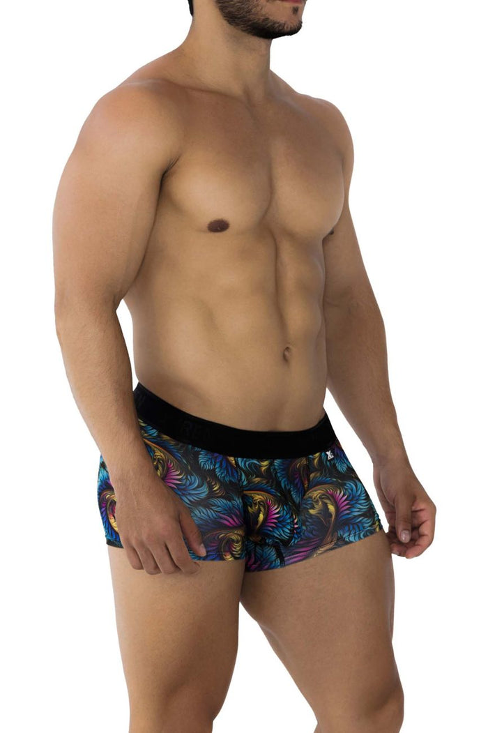 Clever Moda Xtremen 91173 Printed Trunks Color Leaves