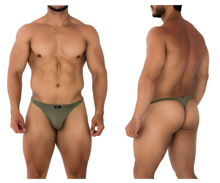 clever moda Xtremen 91176 Microfiber Thongs Color Green