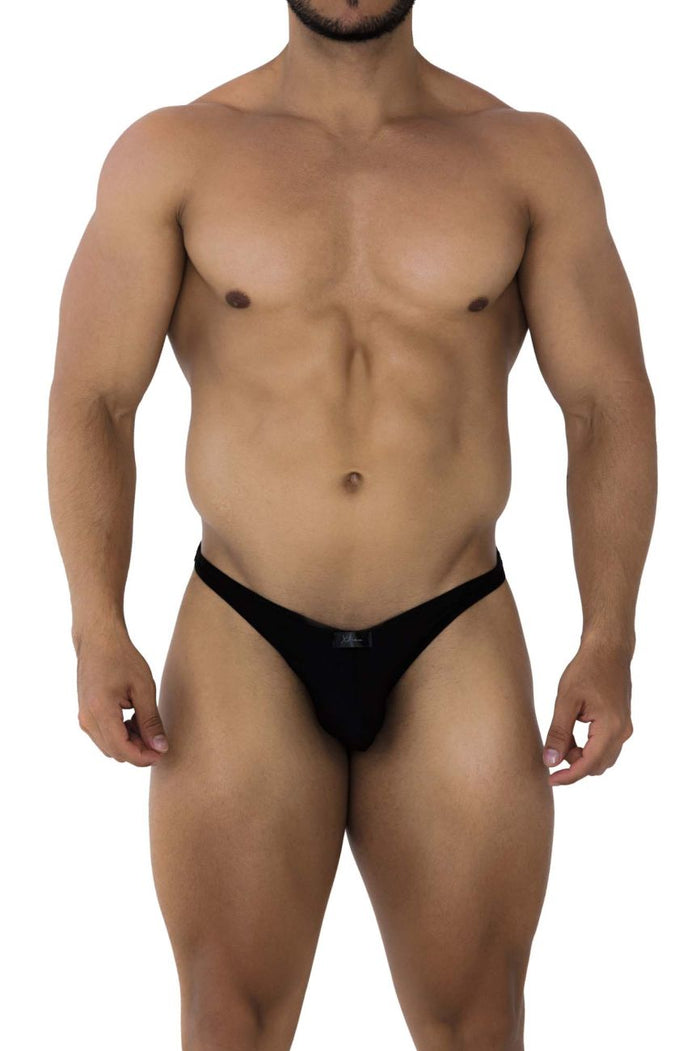 Clever Moda Xtremen 91177 Microfiber Bikini Color Black