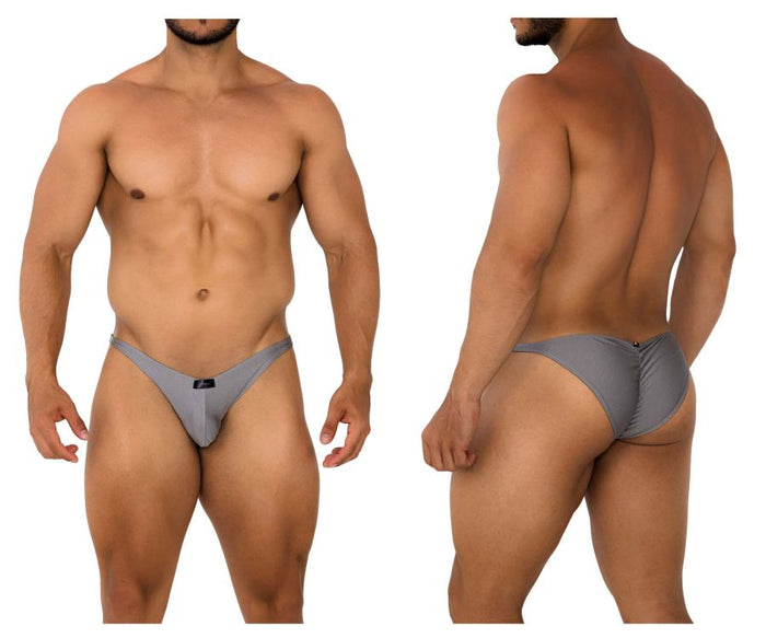 clever moda Xtremen 91179 Microfiber Bikini Color Silver