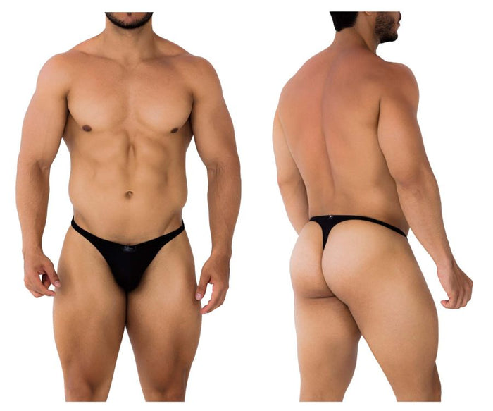 clever moda Xtremen 91182 Microfiber Thongs Color Black