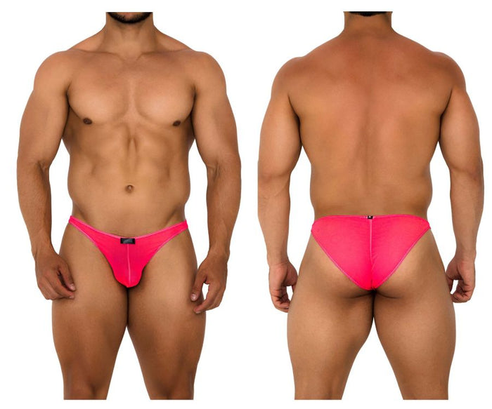 clever moda Xtremen 91187 Tulle Mesh Bikini Color Pink