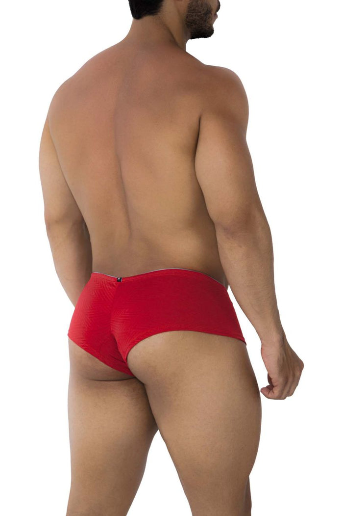 Clever Moda Xtremen 91190 Jacquard Trunks Color Red