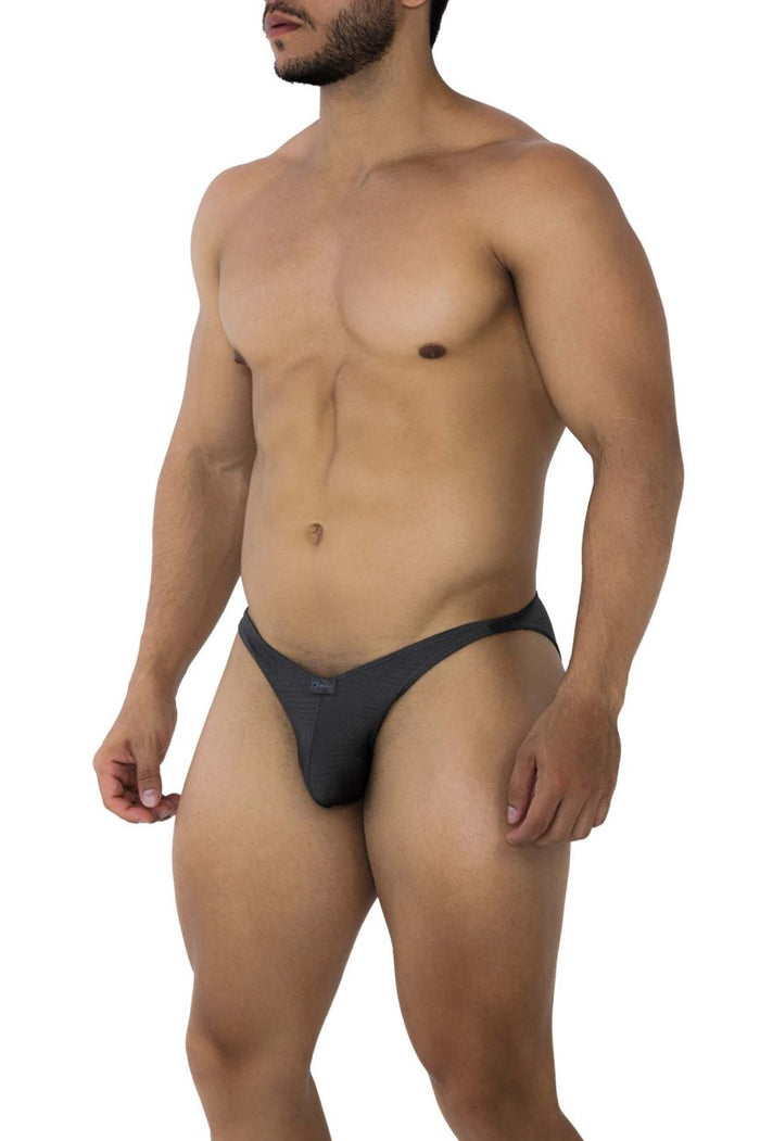 Clever Moda Xtremen 91192 Jacquard Bikini Color Gray