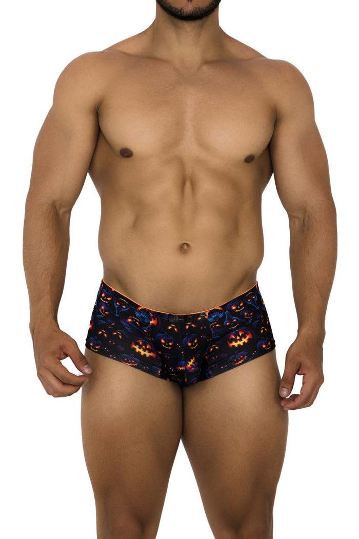 Clever Moda Xtremen 91193 Printed Trunks Color Pumpkins