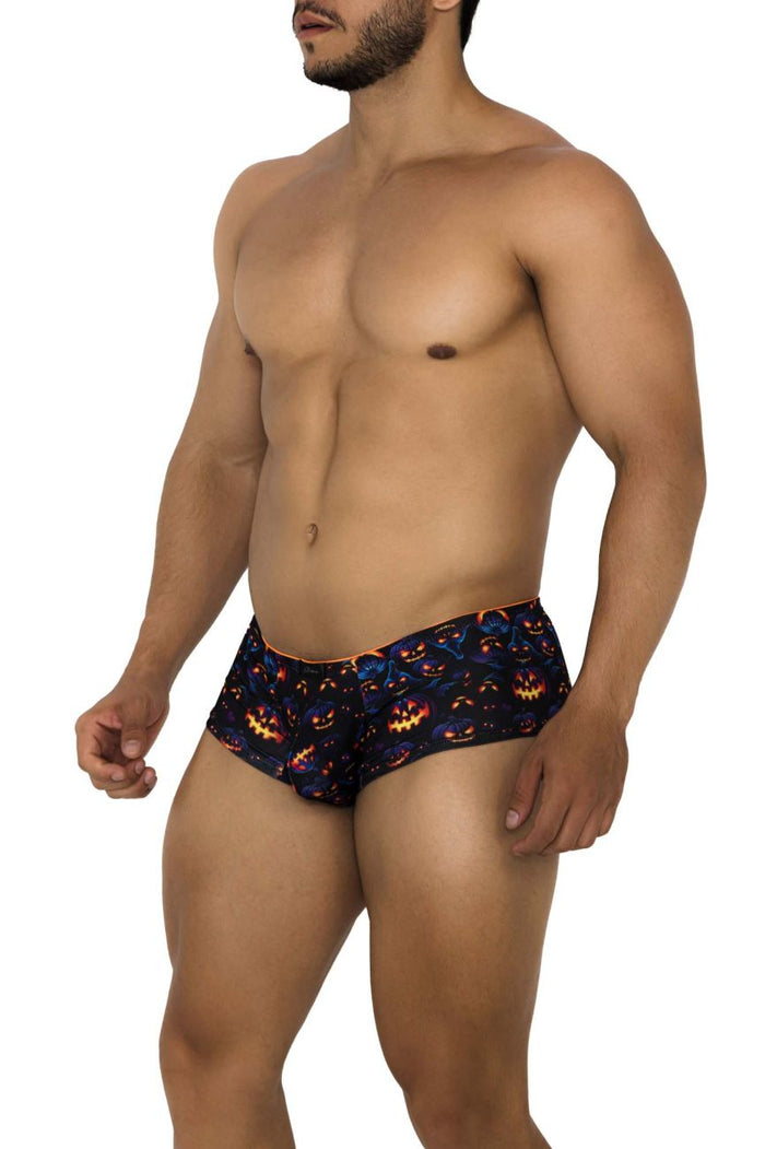 Clever Moda Xtremen 91193 Printed Trunks Color Pumpkins