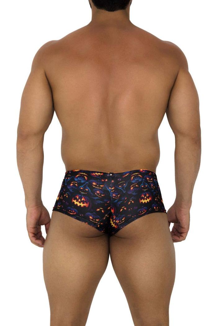 Clever Moda Xtremen 91193 Printed Trunks Color Pumpkins