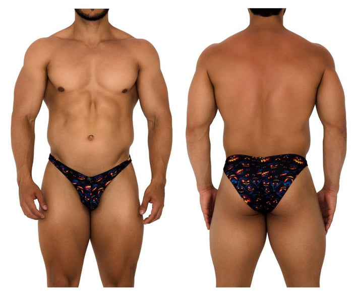 clever moda Xtremen 91195 Printed Bikini Color Pumpkins