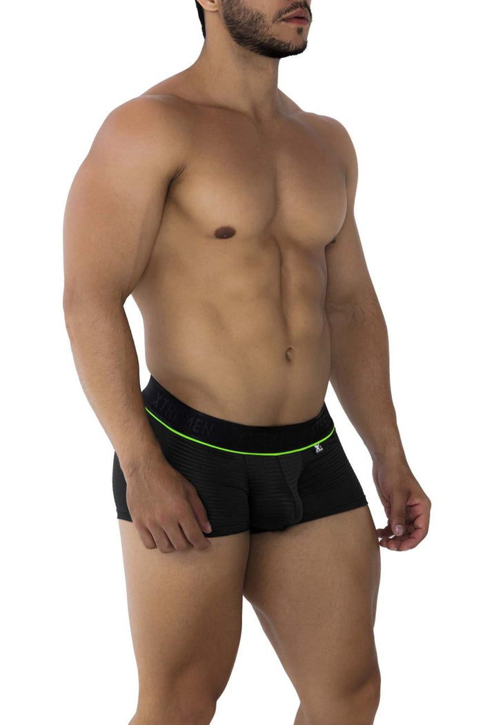 Clever Moda Xtremen 91196 Jacquard Trunks Color Black