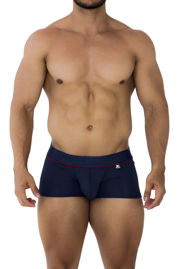 Clever Moda Xtremen 91196 Jacquard Trunks Color Dark Blue